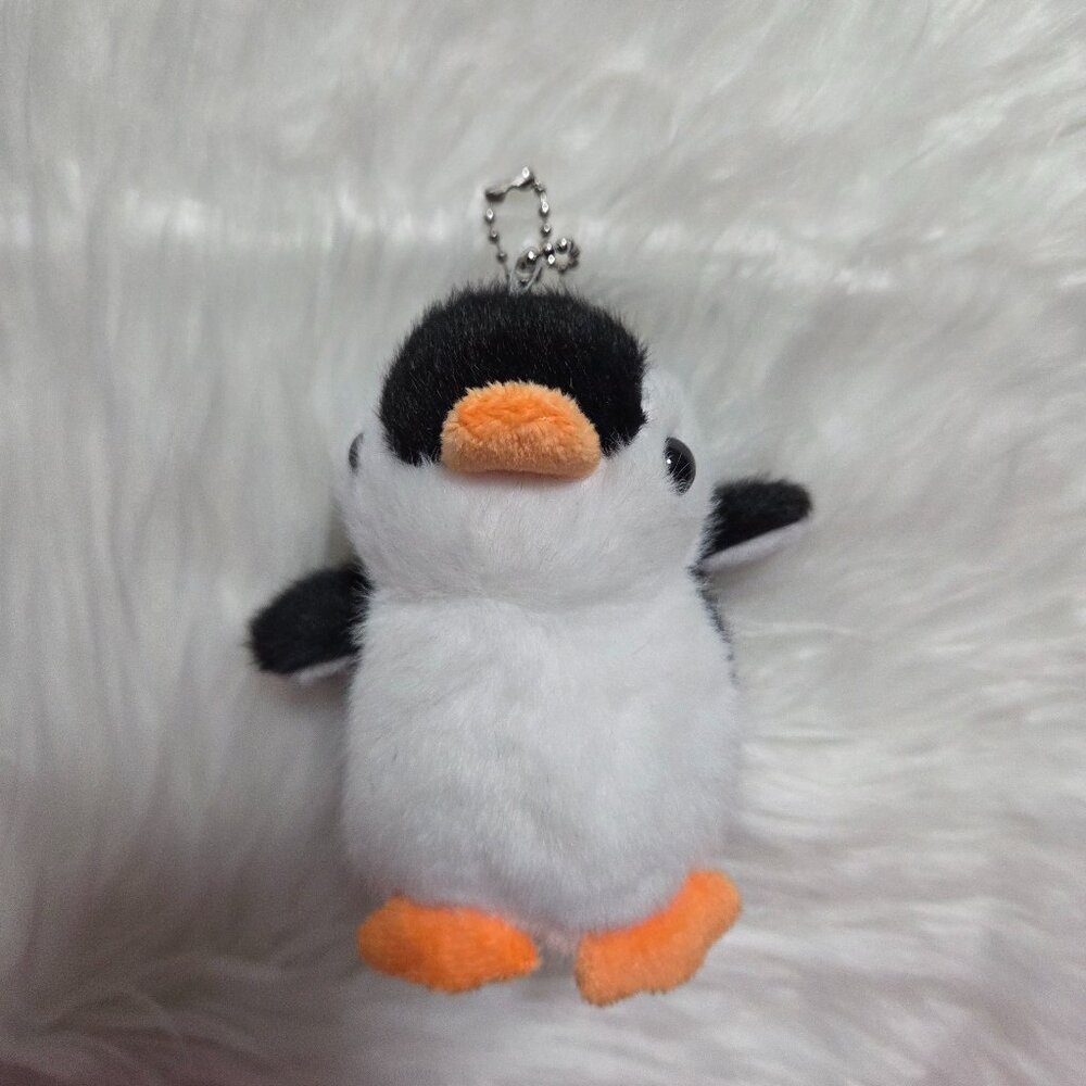 Plush Penguin Keychain